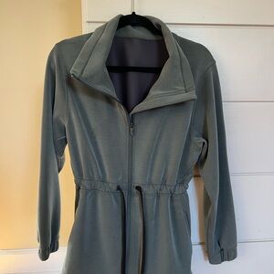 Green Zip-Up Jacket